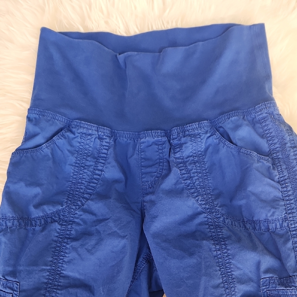 Y2K Calvin Klein Performance Women's Dopamine Boost Blue Cargo Joggers Sz Med - Picture 4 of 9